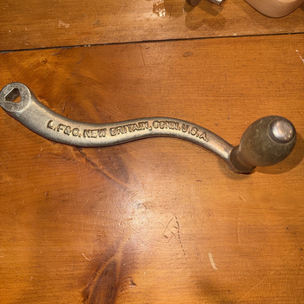Vintage Universal No 2 Food Meat Grinder Arm Crank Handle L.F.&C. Parts Only
